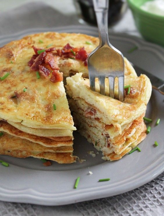 3. Savory Bacon and Potato Pancakes