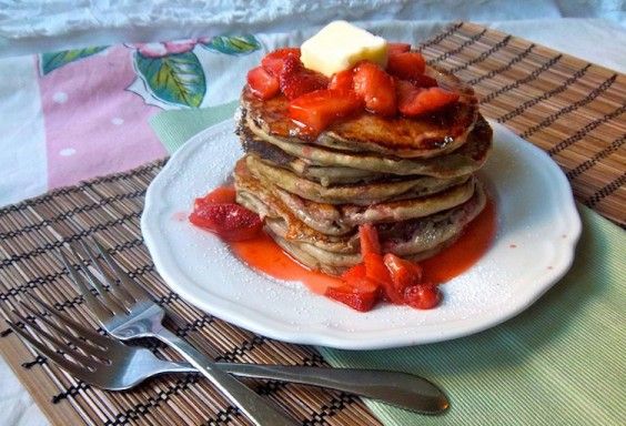 Peanut Butter and Jelly Pancakes