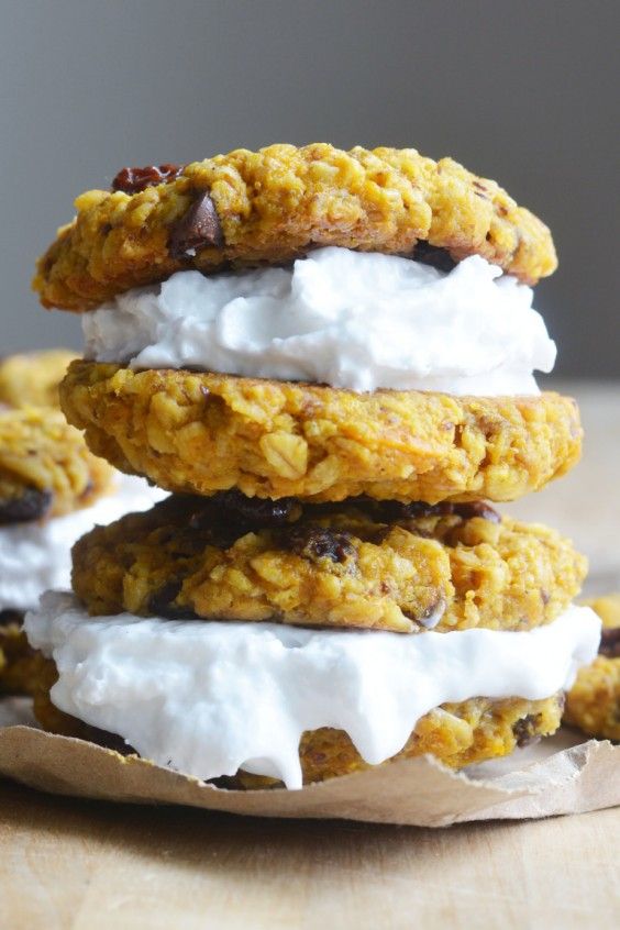 4. Butternut Squash Oatmeal Cookie Sandwiches