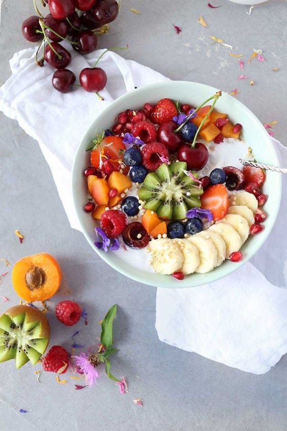 1. Easy Coconut Milk Oatmeal With Fruits