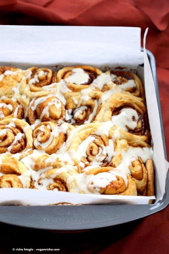 3. One-Hour Cinnamon Rolls With Aquafaba